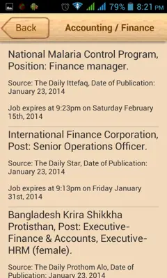 Job Alert android App screenshot 1